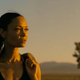 Maeve (Thandiwe Newton) stands in a desert in a scene from Westworld.